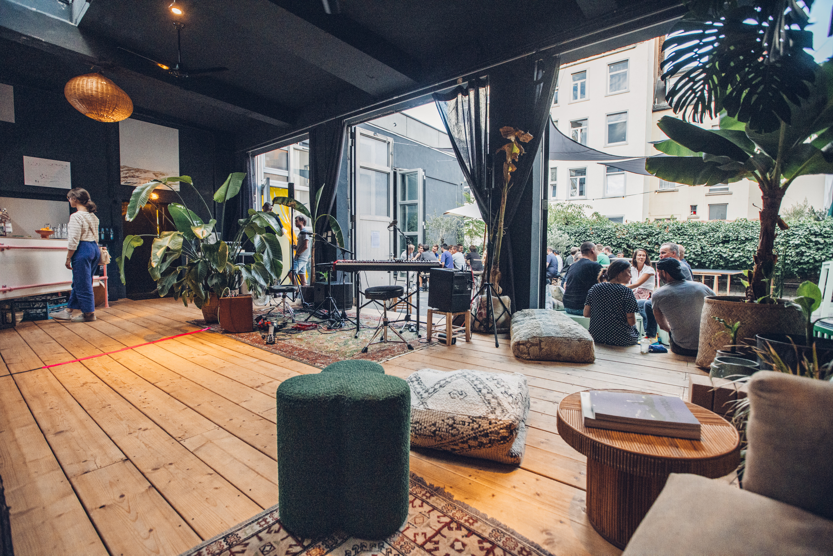 Bilck aus der Werkstatt des Fontana Klubs