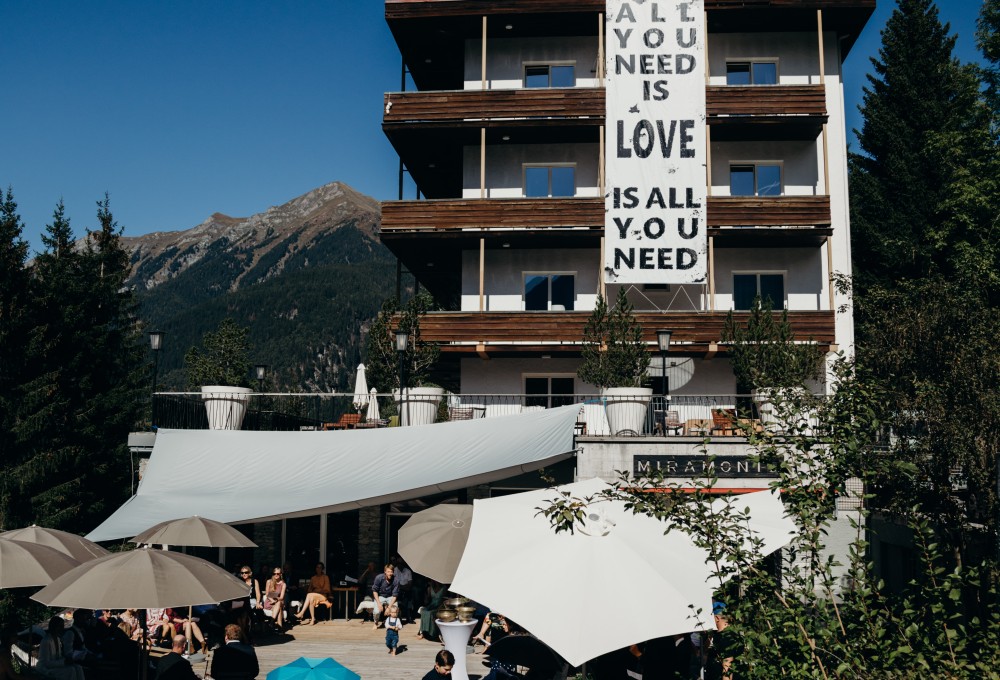 Außenansicht des Miramonte Hotels in Bad Gastein
